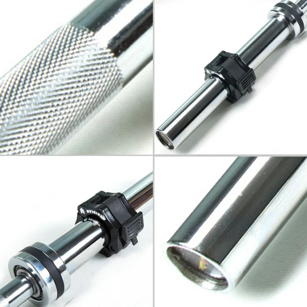 FITPRO 700LB Coating, Barbell Straight Non-Slip Strength Bearings, Grip, 1.8M 2.2M Heavy-Duty - Chrome Needle Training