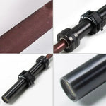FITPRO 1000LB Bearings, Straight Coating, - Spring Black Needle 2.2M 1.8M Heavy-Duty Grip, Non-Slip Barbell Steel, Training