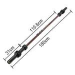 FITPRO 1000LB Bearings, Straight Coating, - Spring Black Needle 2.2M 1.8M Heavy-Duty Grip, Non-Slip Barbell Steel, Training
