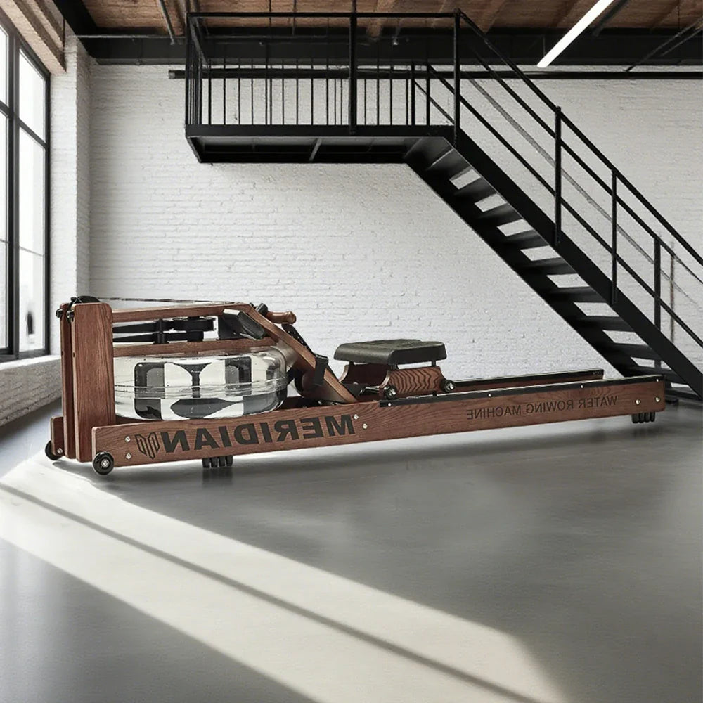 FITPRO Smart - Rowing Capacity Machine 150kg Flywheel, Resistance, Stepless 18kg Design, Foldable Brown