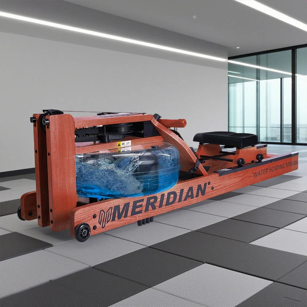 FITPRO Smart Resistance, Foldable Stepless Flywheel, - 18kg Capacity Rowing Machine 150kg - Design, Red