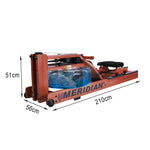 FITPRO Smart Resistance, Foldable Stepless Flywheel, - 18kg Capacity Rowing Machine 150kg - Design, Red