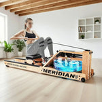 FITPRO Smart Rowing Resistance, Capacity Foldable Design, Wood Machine 18kg - 150kg Flywheel, - Stepless Finish
