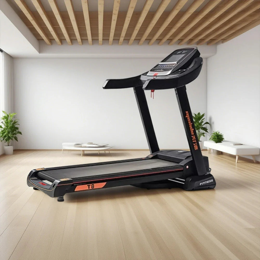 FITPRO Folding Running for Home - Quiet Gym - Electric Treadmill Machine Black