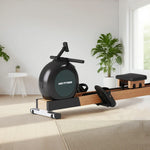 FITPRO Water Electromagnetic Capacity - Rowing Foldable Design, Levels, Resistance, 32 150kg Dual Machine - Black