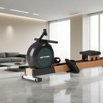 FITPRO Water Electromagnetic Capacity - Rowing Foldable Design, Levels, Resistance, 32 150kg Dual Machine - Black