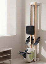 FITPRO Water Dual - 150kg Resistance, Rowing Design, Levels, Electromagnetic 32 Foldable Capacity Machine Green