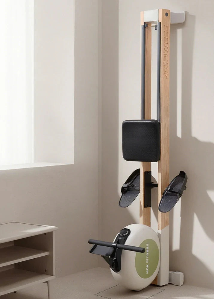 FITPRO Water Dual - 150kg Resistance, Rowing Design, Levels, Electromagnetic 32 Foldable Capacity Machine Green