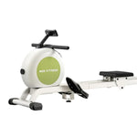 FITPRO Magnetic Wood Resistance, Machine Design, Capacity, Self-Generating 150kg Solid 57kg Quiet - Frame Rowing Power, Green