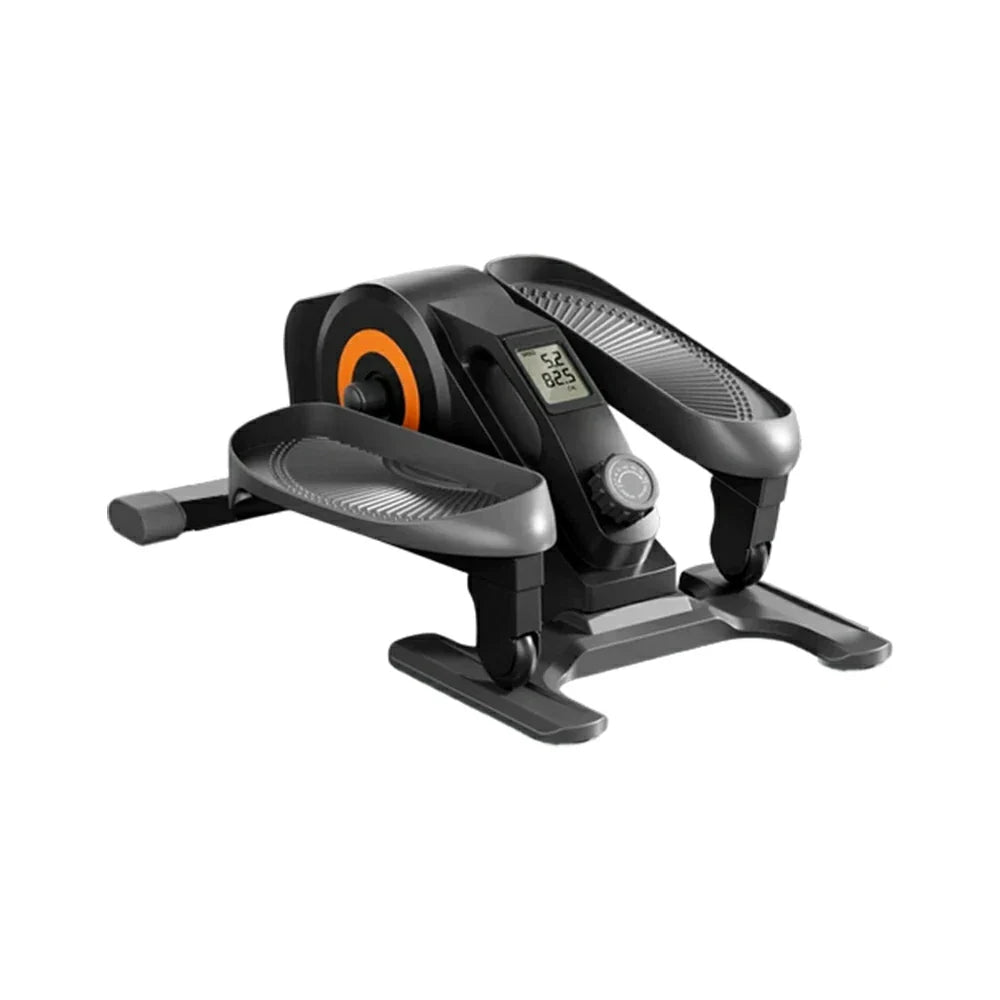 FITPRO Space-Saving 0.28m2 - Low-Impact - Home Exercise Elliptical Compact Quiet at Design, Footprint, Foldable Trainer Black
