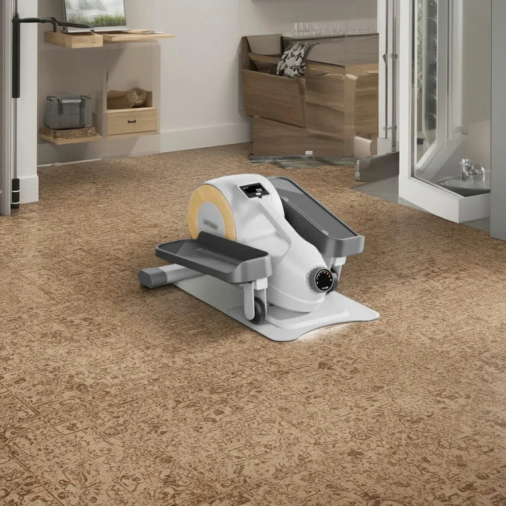 FITPRO Compact Knee-Friendly - Home Space-Saving Elliptical Fitness Whisper-Quiet Trainer 16-Level Design, Motion, Resistance, Machine