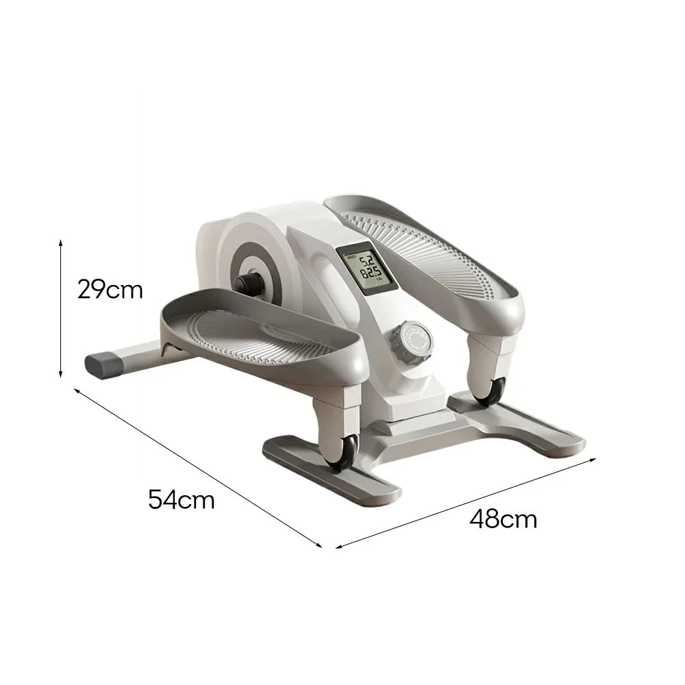 FITPRO Compact for Ideal Knee-Friendly 16-Level Resistance, Motion, Capacity, Home - Machine Use 150kg - Elliptical Family White