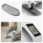 FITPRO Compact for Ideal Knee-Friendly 16-Level Resistance, Motion, Capacity, Home - Machine Use 150kg - Elliptical Family White