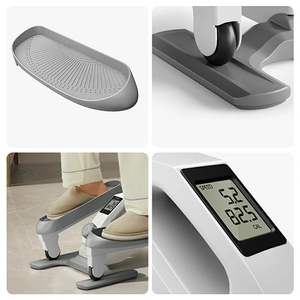 FITPRO Compact for Ideal Knee-Friendly 16-Level Resistance, Motion, Capacity, Home - Machine Use 150kg - Elliptical Family White