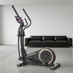 FITPRO Self-Powered Compact Cardio 36-Level Quiet Stepper - Resistance, Machine, Smart Trainer Home Fitness Black