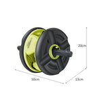 FITPRO Versatile Ab Set Portable Durable Discs, Design - Roller Core with Home Modular Handles Trainer