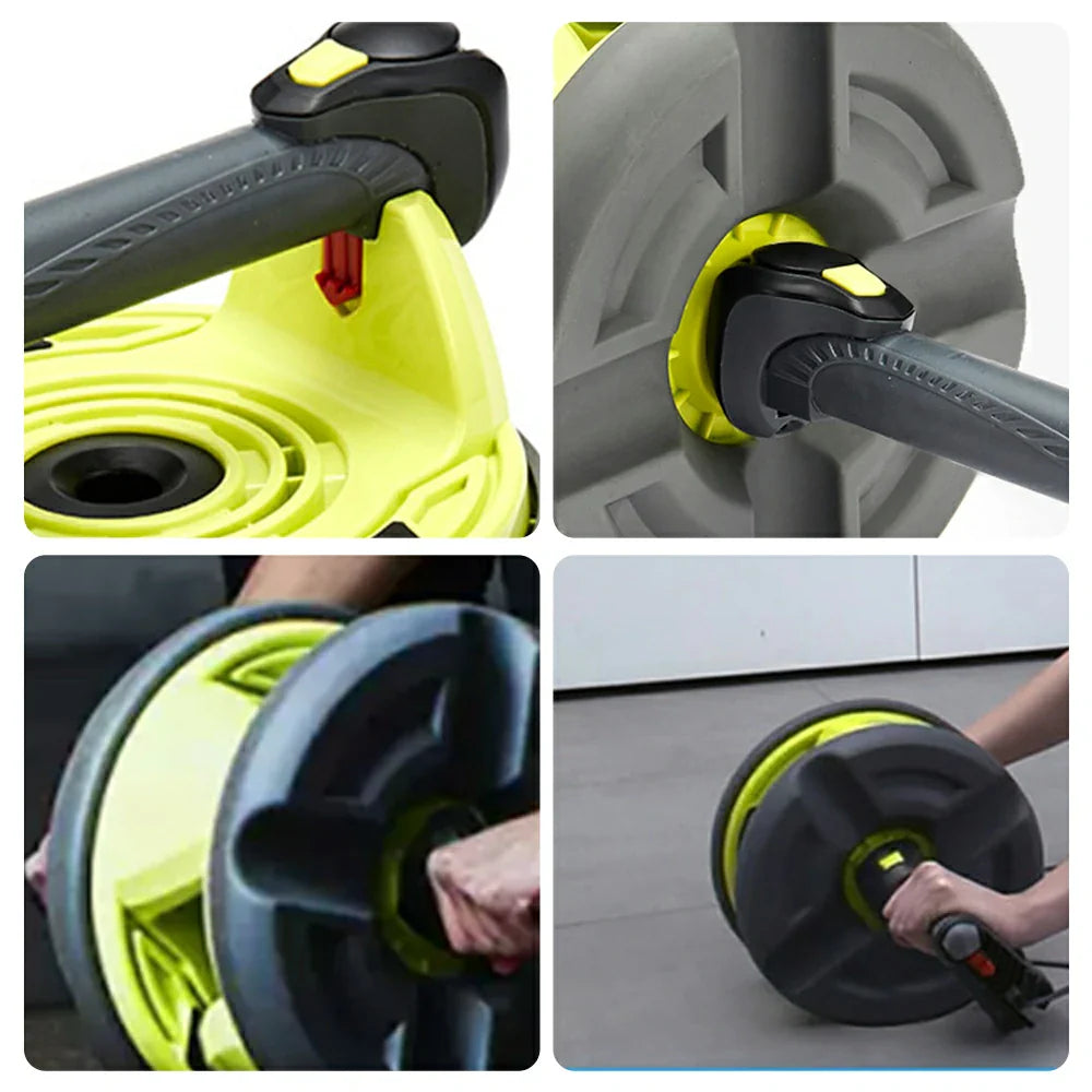 FITPRO Versatile Ab Set Portable Durable Discs, Design - Roller Core with Home Modular Handles Trainer