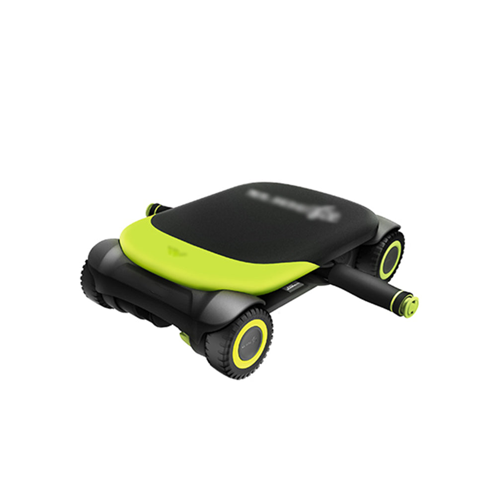 FITPRO Automatic Workouts Home Ab Rebound Durable Trainer Base, - Core for Roller Stable - 4-Wheel Green