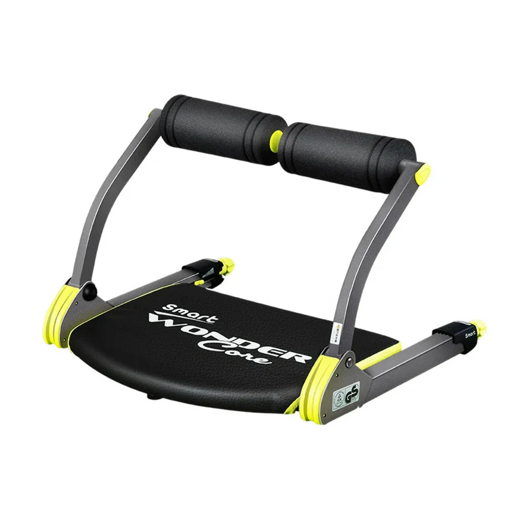 FITPRO Foldable Machine - Home for Fitness Multi-Functional GS-Grade Core Compact Trainer Ab Steel Frame, - Crunch Green