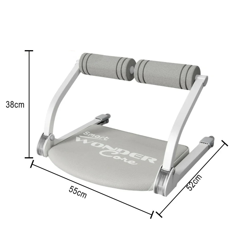 FITPRO Multi-Functional - Slim Steel Foldable Machine 12cm - Ab Trainer Core GS-Grade Frame, Gray