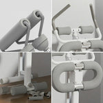 FITPRO Multi-Functional Machine Chair, Trainer, Press, Cardio Foldable Roman Leg Pulley, - Rowing Strength Dual-Direction Storage