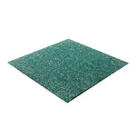 FITPRO Single Piece Interlocking Gym Floor Thickness 3cm Mat Anti-Slip Durable Rubber Tile Eco-Friendly High-Resilience Design - Green