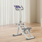 FITPRO Foldable - Climber 90lb Carbon Elliptical Home Compact Adjustable Resistance, Fitness Silent Steel Frame, Machine