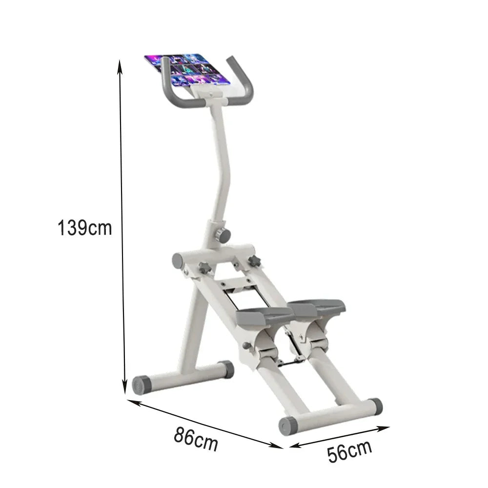 FITPRO Foldable - Climber 90lb Carbon Elliptical Home Compact Adjustable Resistance, Fitness Silent Steel Frame, Machine