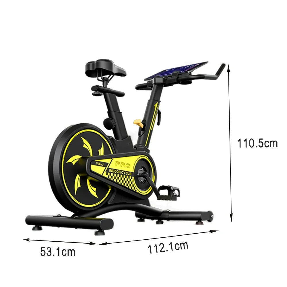 FITPRO Magnetic Home Levels, Drive, Spin Steel Belt Handlebars 8 Bike Silent Adjustable Carbon - Seat for Resistance Frame, Fitness
