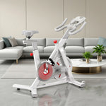 FITPRO Magnetic Semi-Transparent Transport Bike Chrome Frame, - Spin Arms, Crank Design, Front Heavy-Duty Wheels
