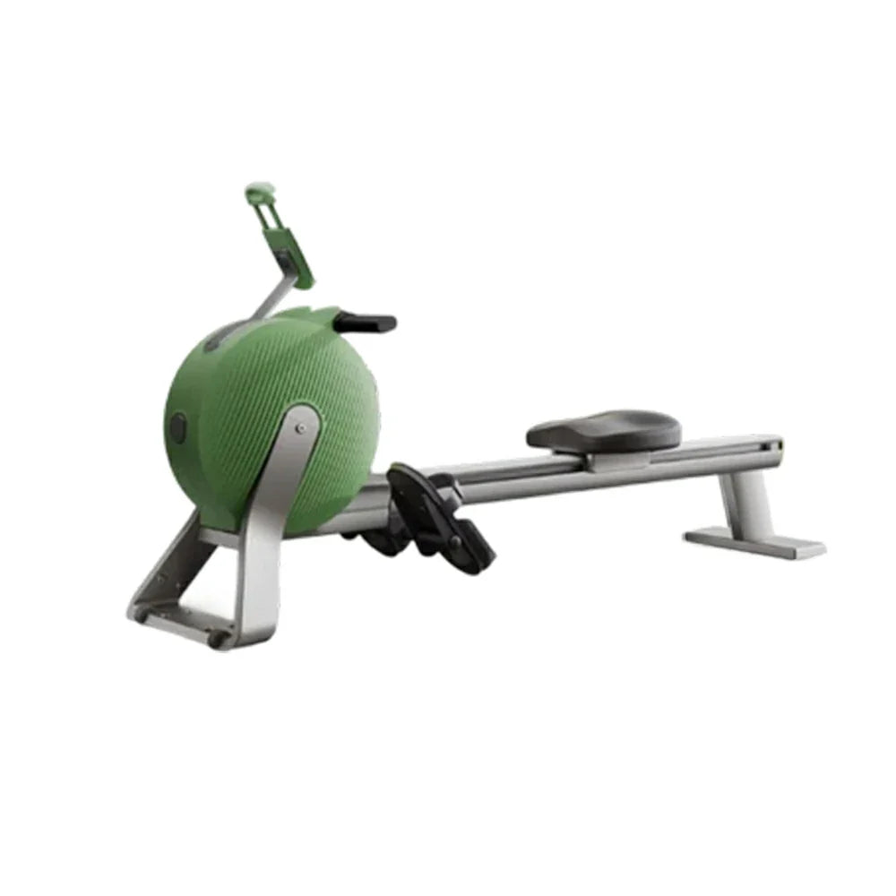 FITPRO Full Machine Whisper-Quiet Magnetic Full-Body Rowing 32 Control, Training - Alloy - Levels, Aluminium Smooth Rail Resistance Green