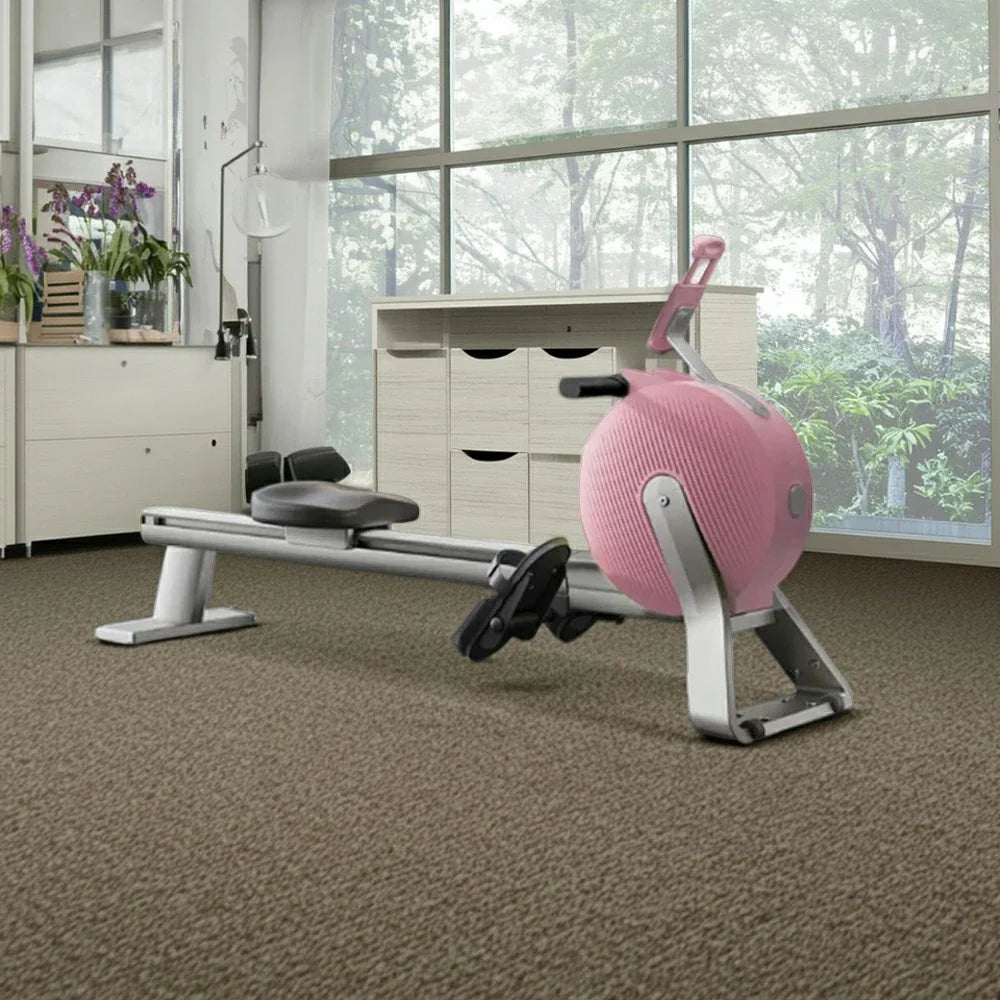 FITPRO Foldable - Cast-Aluminium 32-Level Rowing Support, Resistance, Design Compact Smart Machine Foldable Pink