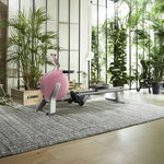 FITPRO Foldable - Cast-Aluminium 32-Level Rowing Support, Resistance, Design Compact Smart Machine Foldable Pink