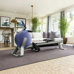 FITPRO Foldable Resistance Whisper-Quiet Rowing Magnetic Levels, Machine - Training - 32 Full-Body Smooth Control, Purple