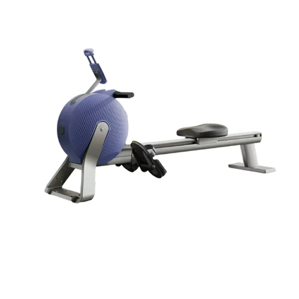 FITPRO Foldable Resistance Whisper-Quiet Rowing Magnetic Levels, Machine - Training - 32 Full-Body Smooth Control, Purple