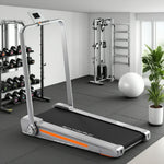 FITPRO Foldable Design Deck, 3-Level Adjustment, Incline Indoor Compact Home Space-Saving Treadmill for Running - Extra-Wide Fitness