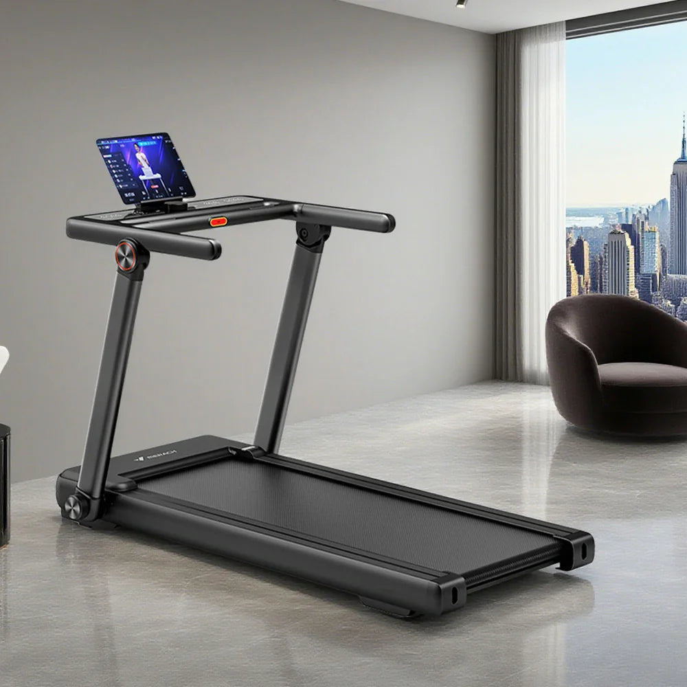 FITPRO Electric Max - 120kg - 20-Level Slope, Powered Quiet 3.0HP Treadmill Motor, Incline Load Black