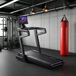 FITPRO Light-Commercial Incline up Motor, 12-degree, 25-Level Treadmill 150kg Load - 5.0HP - Max to Black