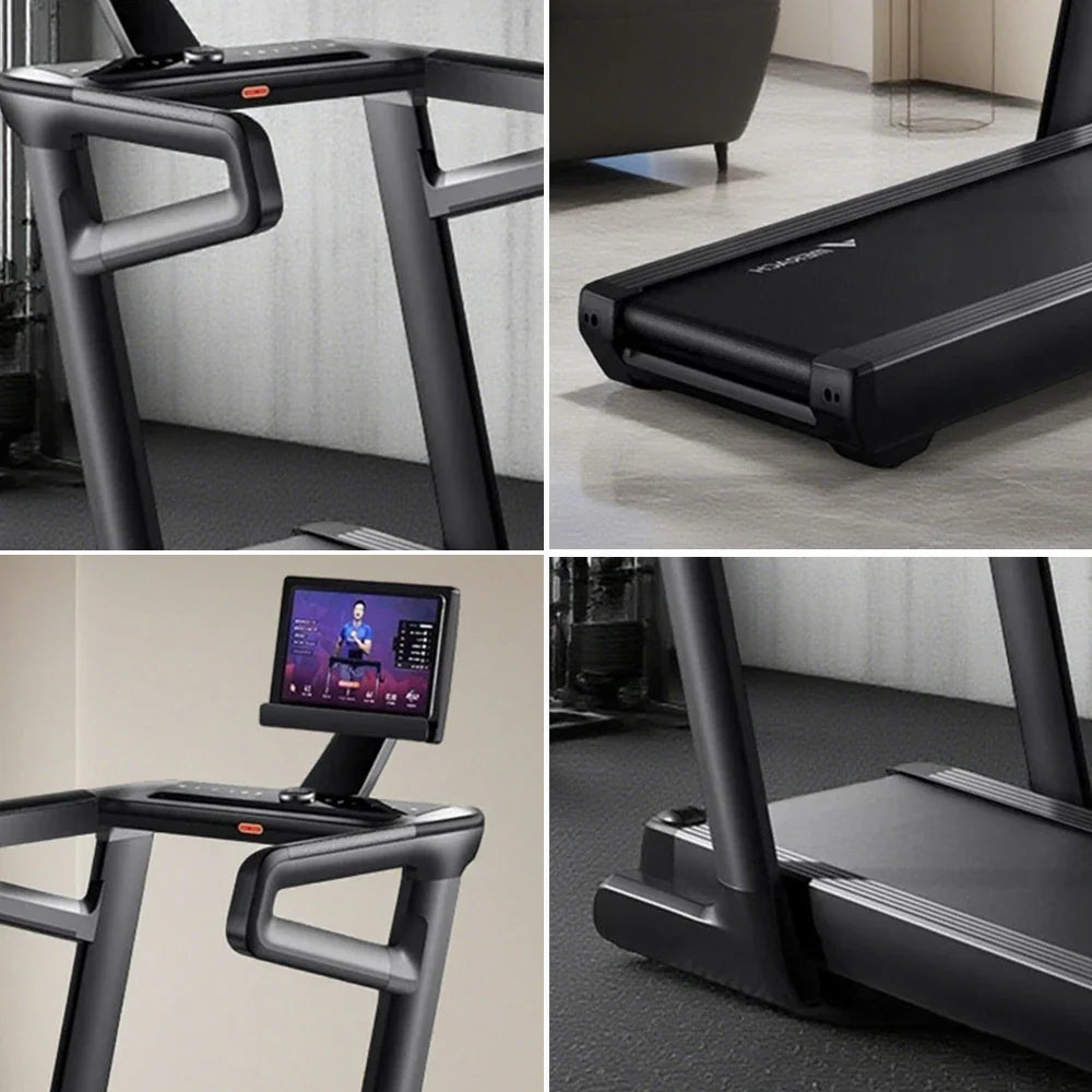 FITPRO Light-Commercial Incline up Motor, 12-degree, 25-Level Treadmill 150kg Load - 5.0HP - Max to Black