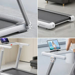 FITPRO Electric Max Load - 120kg 20-Level Powered Motor, Treadmill Quiet - Slope, 3.0HP Incline White