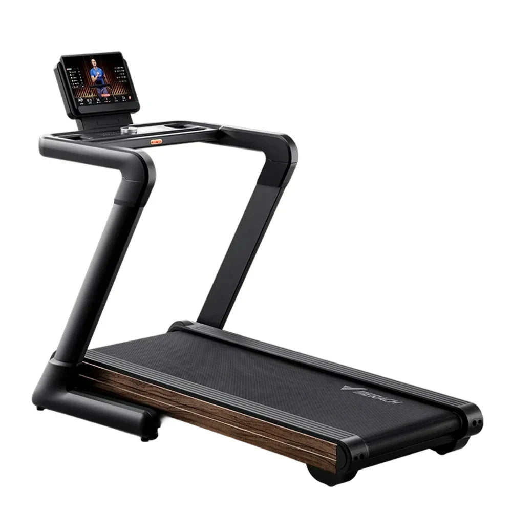 FITPRO Luxury Grain Incline Max 150kg 4.5HP Treadmill 8-degree, Wood Marathon Motor, 25-Level - up to Load
