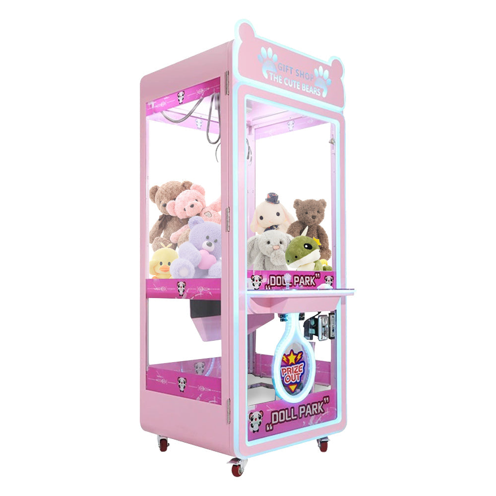 GAMEON Panda Electronic Home Claw Crane Machine Pink