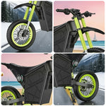 GLIDER 1500W Unlock Lithium Cruise Brakes, 25km/h at Electric Scooter/Motorbike - 120kg Disc Battery Speed, Dual 60km/h 52V18 Load