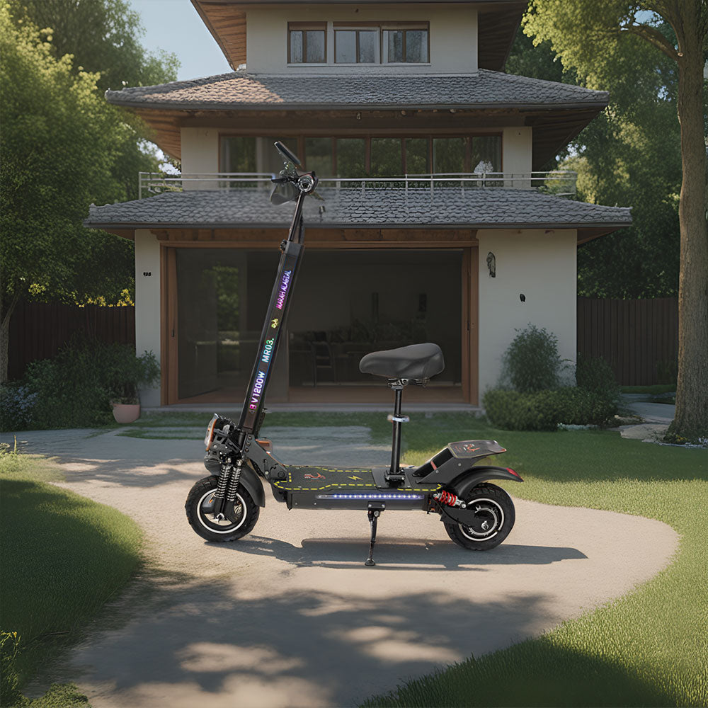 GLIDER YE Lithium Portable 10 Electric Battery 1200W Scooter