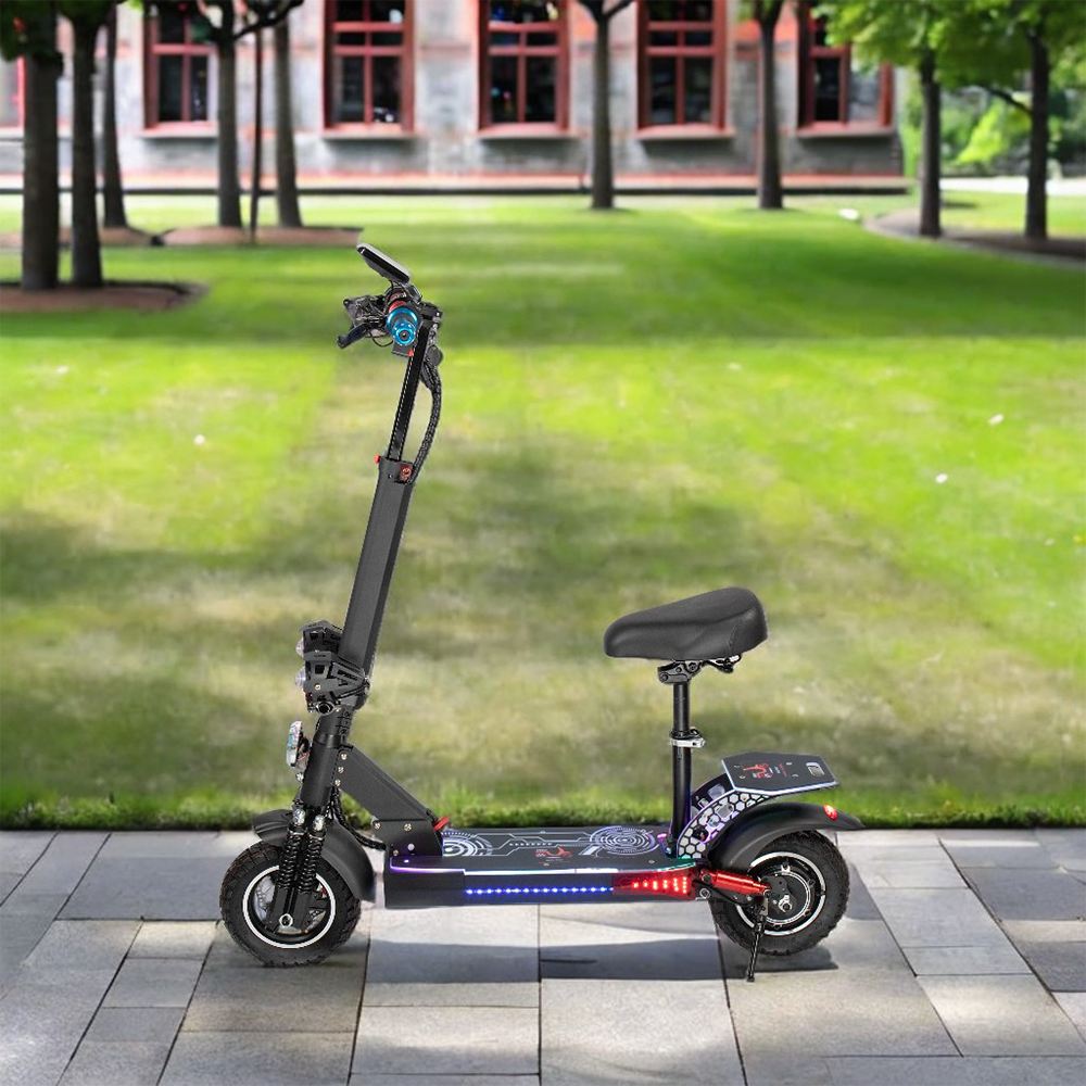 GLIDER YE - 1200W Portable Battery 13 Scooter Lithium Electric Blue