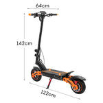 GLIDER YE 1200W Lithium Electric 2 Battery Portable Scooter