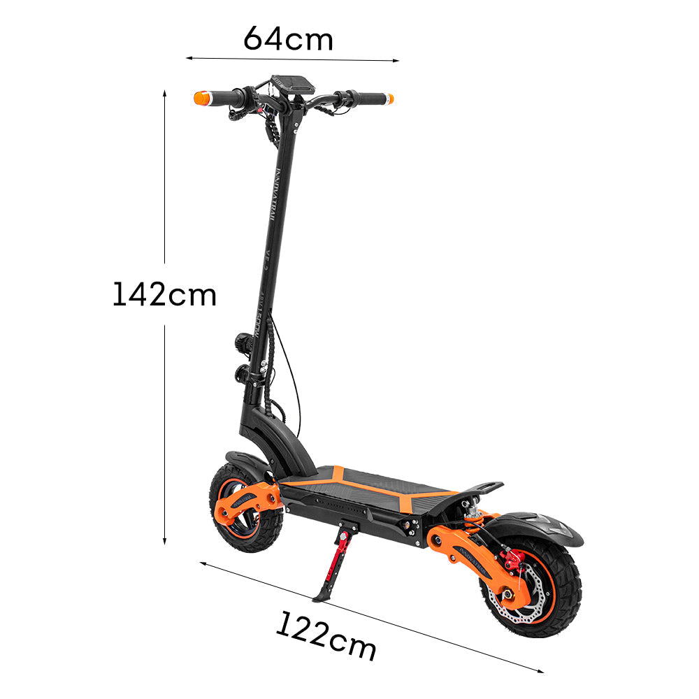 GLIDER YE 1200W Lithium Electric 2 Battery Portable Scooter