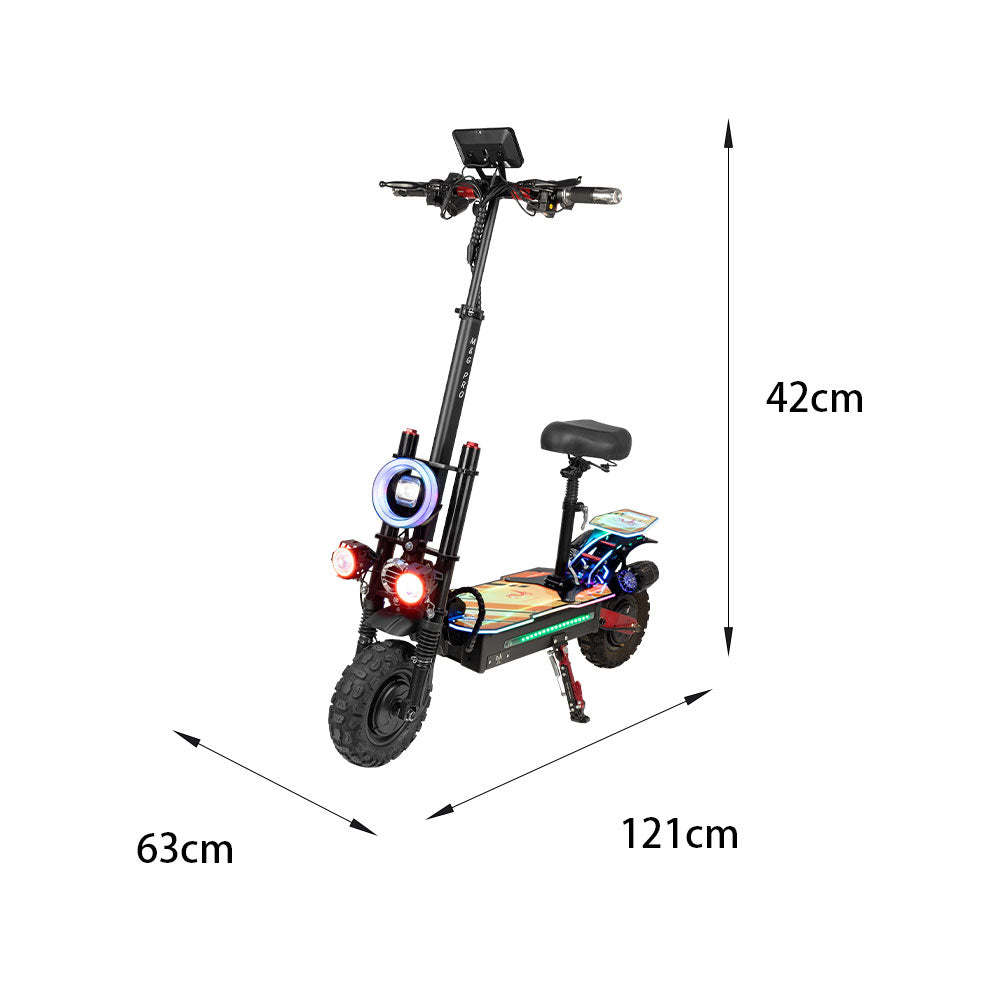 GLIDER YE Battery Portable Lithium 6MAX 2400W Electric Scooter