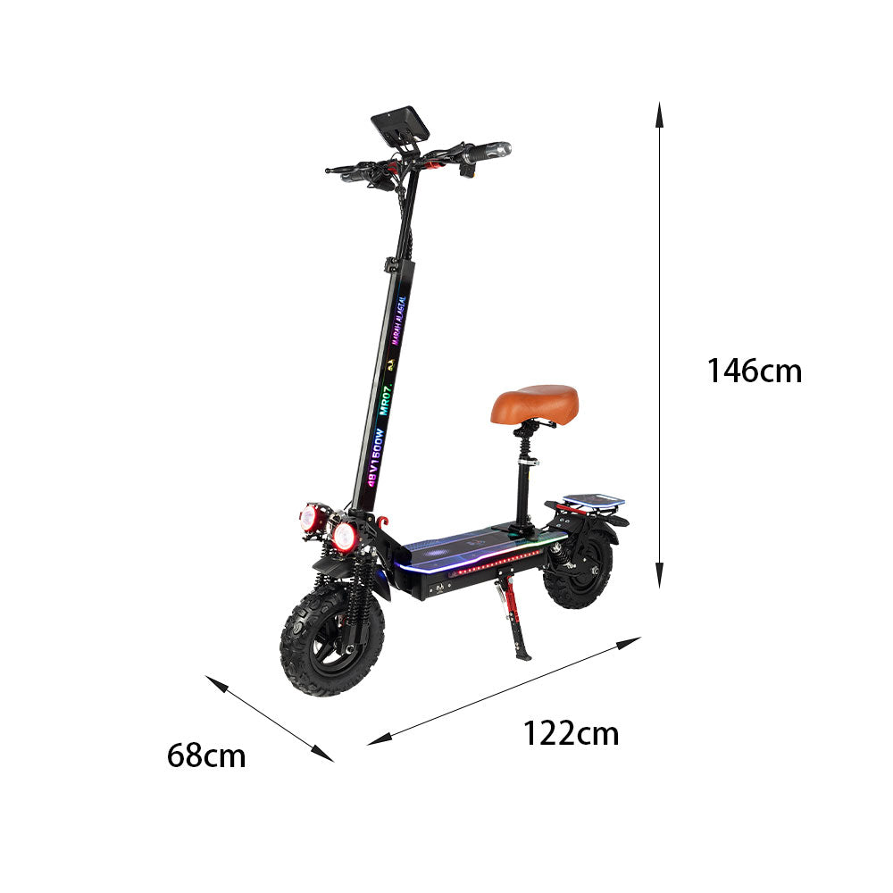 GLIDER YE 7 Lithium Electric 1200W Portable Battery Scooter