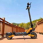 AKEZ DT10 50KM/H Max Speed 1000W 15.6Ah Adult Commuter Double-drive - 52V Blue/Orange